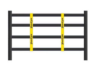 Personalized Boxing Ring Rope Dividers : Yellow